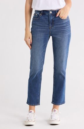 Seven 7 High Waist Ankle Straight Leg Jeans in Lone Wolf at Nordstrom Rack, Size 16