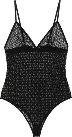 Valentino Garavani Toile Iconographe Bodysuit - Womens - Elastane/Polyamide