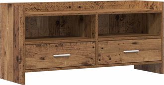 vidaXL Mueble De Tv 100 X 33 X 47 Cm Madera Envejecida Vidaxl