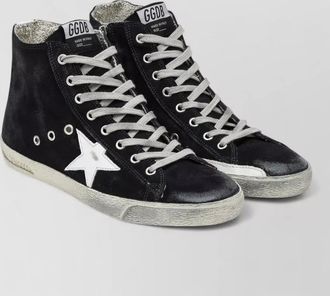 Golden Goose high top sneakers rubber sole star patch
