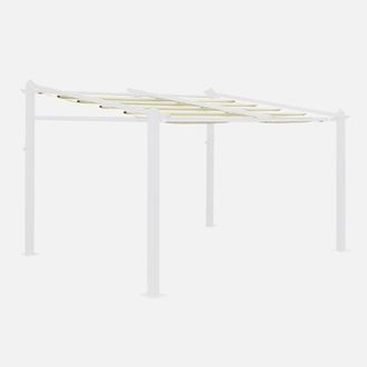 Sweeek Replacement Canopy Roof For 3x4m Murum Pergola in White