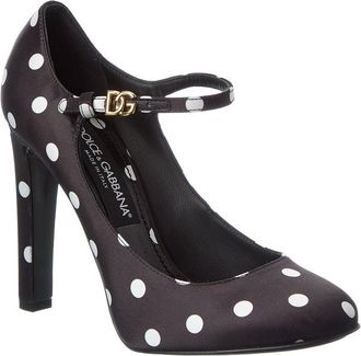 Dolce & Gabbana Satin Mary Jane Pump
