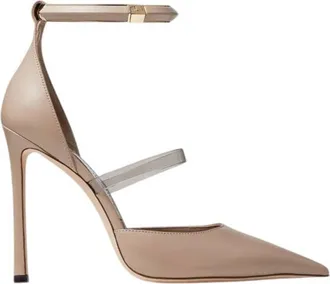 Jimmy Choo London Dreece 110 Pointed-Toe Pumps, Brand Size 35.5 ( US Size 5.5 )