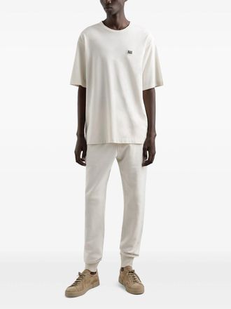 Dolce & Gabbana Mens Metal Plaque T-Shirt in White