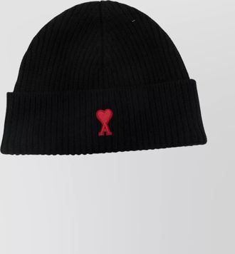Ami ribbed wool beanie