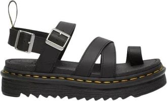 Dr. Martens Avry Hydro - Dames - Sandalen - Zwart - 38 EU - Leer - Schoenen