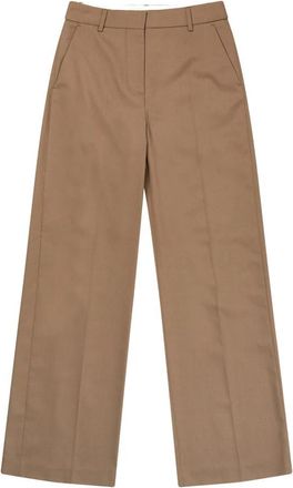 Munthe Stijlvolle Sumatra Camel Broek - Dames - Wijde Broeken - Bruin - 2XL - Broeken