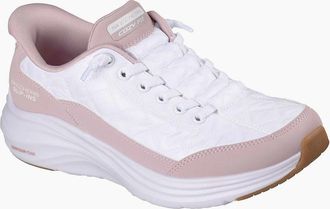 Skechers Womens Skechers Contour Foam Cozy Fit Textile Womens Lavender Standard Trainers - Multi - Size: 8