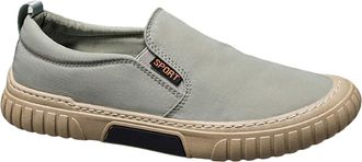 Generic Mens Walking Trainers Lightweight Footwear Outdoor Summer Fashion Single Foot Stirrup Sneakers Mens Canvas Comfortable Breathable Casual Shoes (Green,