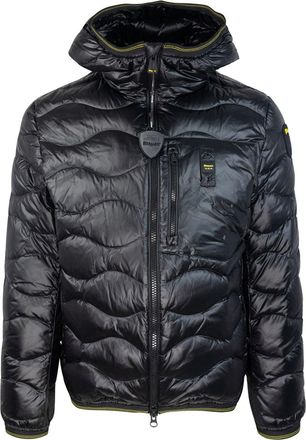 Blauer Black Wave Quilted Down Jacket