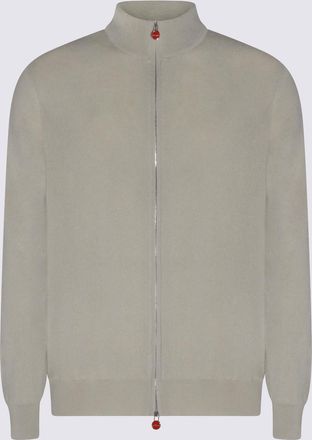 Kiton Light Green Cashmere Knitwear