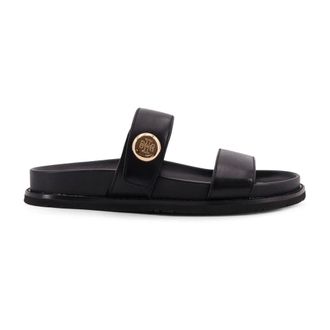 Tory Burch Tory Burch, Sliders, female, Black, Size: 6 1/2 US Slide Sandals