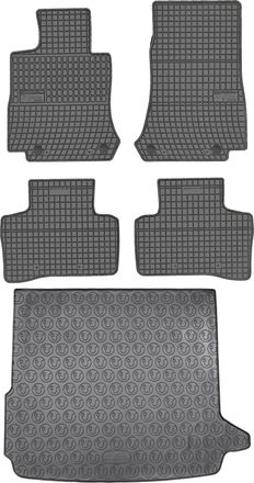 OEM Juego De Alfombrillas De Goma Para Coche Y Alfombrilla Para Maletero Para Mercedes Eqc N293 Suv (desde Mayo De 2019 Hasta 2023)