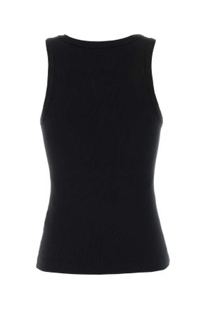 Diesel Stretch Cotton Tank Top - Black