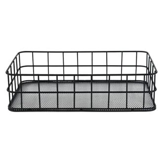 OEM Cesta De Almacenamiento De Malla Grande Para Aperitivos - Negra