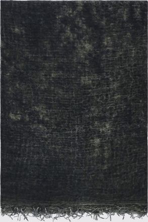 Avant Toi Sciarpa classica in 100% cashmere con bordi sfrangiati