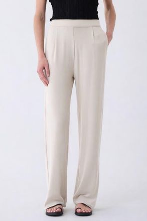 Majestic Filatures Soft Touch Soft Leg Pant in Cream at Nordstrom, Size 4