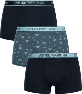 Emporio Armani Trunk 3-Pack, Blauw