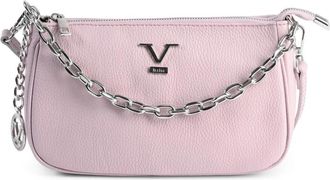 19V69 Tassen, Dames, Roze, ONE Size, Crossbodytas met kettingriem