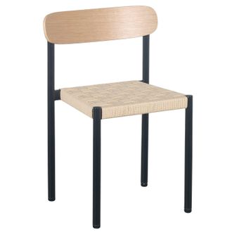Selsey Selsey Humalpa - Silla De Comedor Con Trenza De Cuerda - Roble / Natural