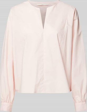 Lanius Lanius Regular Fit Bluse mit V-Ausschnitt in Hellrosa, Gr&ouml;&szlig;e 40