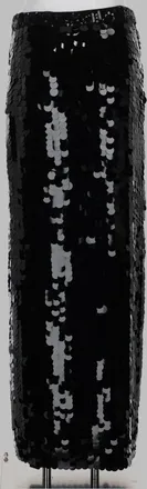 P.A.R.O.S.H. Macro Sequin-Embellished Skirt - Black