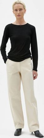 MASKA Vola Ribbed Top In Black