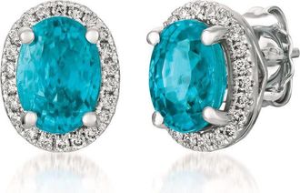 Le Vian Ladies Royal Blues Earrings set in 14K Vanilla Gold TRCP 4