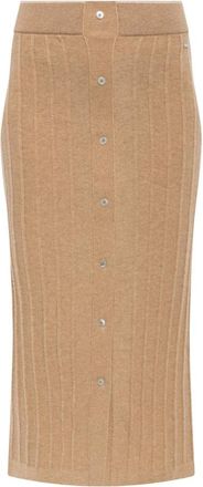 Paul & Shark Gonna in Lana con Tasche - - Skirts - Donna - Beige - S
