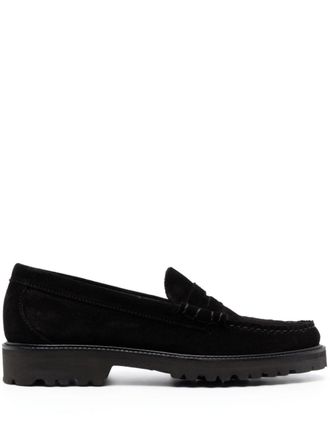 G.H. Bass & Co. 90 Larson su&egrave;de loafers - Zwart