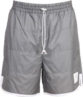 Thom Browne Light Grey Solid Shorts