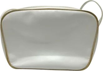 Ferragamo Tweedehands leren schoudertassen - Dames - Vintage Schoudertas - Wit - ONE Size - Leer - Vintage
