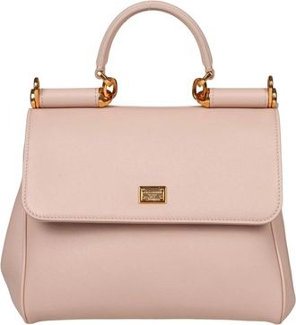 Dolce & Gabbana Dames, Tassen, Beige, Maat: ONE Size Katoen
