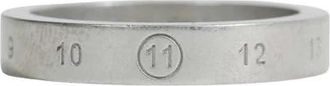 Maison Margiela Nummer Referentie Ring 4 mm - Dames - Ringen - Grijs - 47 MM - Accessoires