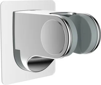 OEM Soporte Para Cabezal De Ducha, Soporte Ajustable Para Cabezal De Ducha Para Montaje En Pared Con Adhesivo, Plateado