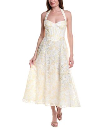 Bardot Pollie Halter Midi Dress