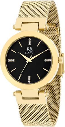 Roberto Bianci Cristallo Quartz Black Dial Ladies Watch RB0408