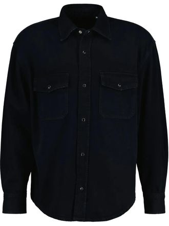 GANT cotton shirt - men - Cotton - M - Black