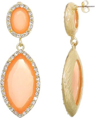 Adornia Adornia 14K-Plated Crystal Earrings