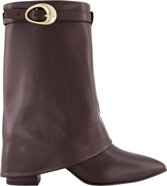 Toral Shoes Cleo Damesmode Schoenen - Dames - Laarzen met Hak - Bruin - 41 EU - Schoenen