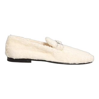 Dolce & Gabbana Loafers, male, White, Size: 10 US Shearling Loafers