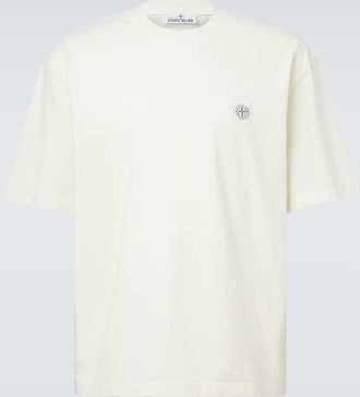Stone Island T-shirt in jersey di cotone