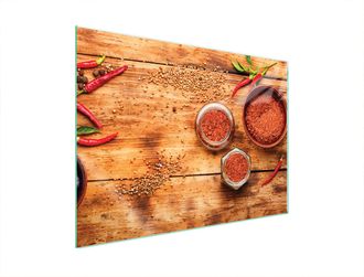 OEM Piastra Protettiva In Vetro Per Fornello 70x52 Chilli
