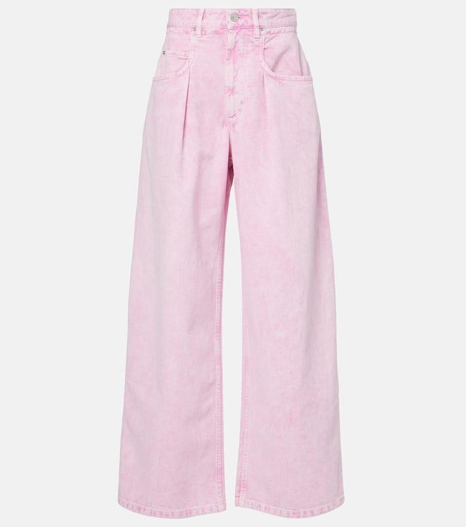 Rachelle high-rise wide-leg jeans