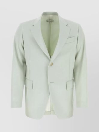 Lanvin tailored wool blazer with back slit