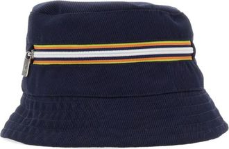 K-Way Navy Blue Solid Bucket Hat