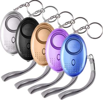 OEM Abcrital - Alarma Personal De 5 Piezas, 140 Db - Linterna Led Integrada - Alarma De Emergencia Port&aacute;til Para Mujeres, Ni&ntilde;os Y Ancianos