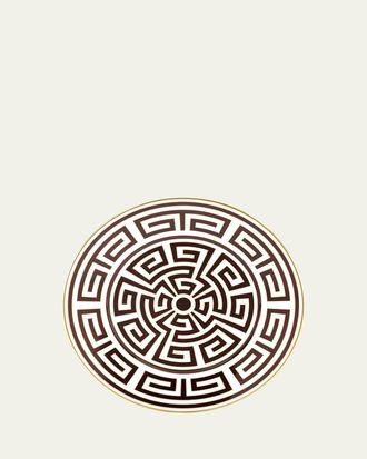 Ginori 1735 Labirinto Ebano Flat Dessert Plate