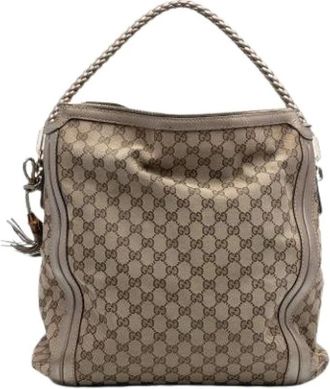 Gucci Pre-owned Shoulder Bags, female, Brown, Size: ONE SIZE Pre-owned Vintage Shoulder Bag