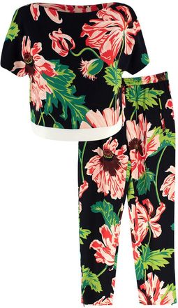 Stella McCartney Floral Blouse and Trouser Suit Size XXS